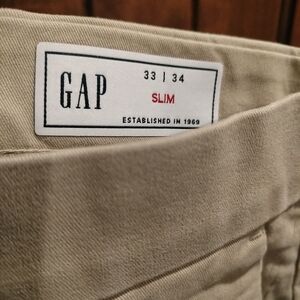 GAP Slim Fit Beige 33x34 Slim